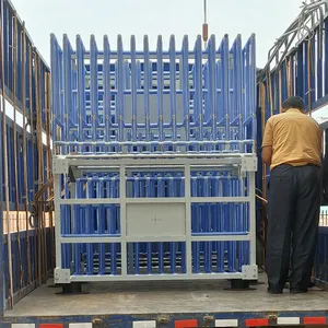 Galvanized Steel Lean Pipe Workpiece Turnover Rack With 500kg Load Capacity thumbnail-3