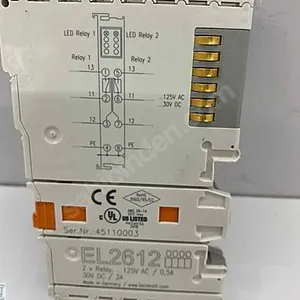 BECKHOFF EL2612 EtherCAT 2 Channel Relay Output Module Changeover Contact 125V AC 30V DC Industrial IO Terminal PLC Automation thumbnail-5