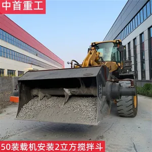 50-ton Loader is Equipped With a 2 Cubic Meter Mixing Bucket Concrete Mixing Bucket Comes With a One-year Warranty thumbnail-2
