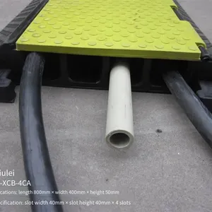 Jiulei Brand Jl-xcb-4ca Rubber and Plastic Bridge Belt (picture) - Length: 800mm * Width: 400mm * Height: 50mm - Slot Width: 40mm * Slot Height: 40mm * 4 Slots thumbnail-5