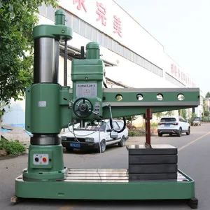 Heavy-Duty Hydraulic Radial Drilling Machine 5MT Spindle 35-1890rpm 12 Speed Metal Drilling Tapping Boring Radial Arm Drill Press for Metal Workshop thumbnail-1