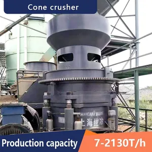HPT800 Large Hydraulic Cone Crusher for Granite Basalt Aggregate Crushing Plant thumbnail-4