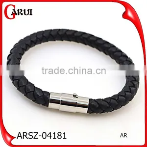2016 in Stock New Product Handmade Genuine Leather Friendship Bracelet thumbnail-6