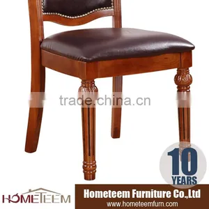 Popular Design pu Leather and Wooden Dinning Chair thumbnail-5