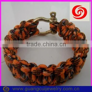 Fashion Stainless Steel Gold Clasp 550 Bow Shackle for Paracord Bracelet thumbnail-1