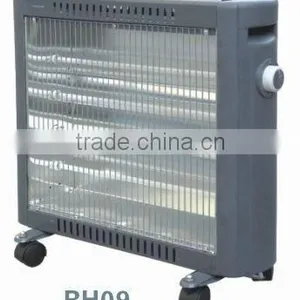 2heating 1600W CE/GS/ROHS Safety Tip Over Swtich Electric Heater Quartz Heater for Hom thumbnail-1