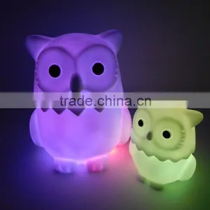 2015 New Design Roto Casting Vynil Owl Anime Figure Led Light Toys thumbnail-4