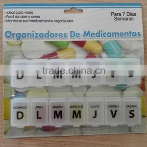 Plastic Pill Reminder Box Capsule Case thumbnail-1