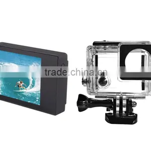 SHOOT Gopro Hero 4 3+ Waterproof Backdoor Housing Case + LCD Screen Bac Pac Display thumbnail-1