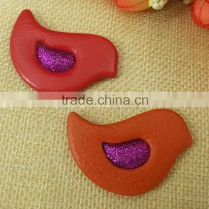 Bird Shape PU Fabric Covered Badges thumbnail-3