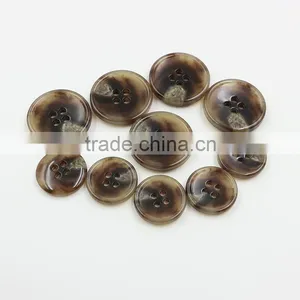 Sedex Audited Factory 2 Pillar Burnt Rim 4 Holes Fire Proof Urea Button, Urea Suit Button thumbnail-3
