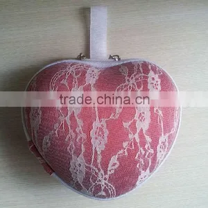 Lace Covered Adorable EVA Bra Carrying Case thumbnail-1