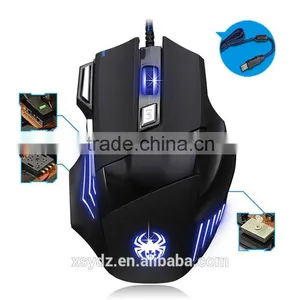 6D 2000DPI USB 2.0 Wired Optical Game Mouse PC Mouse Laptop Mouse thumbnail-1