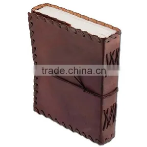 2016 Handmade Top Grade Real Leather Diary With String thumbnail-3