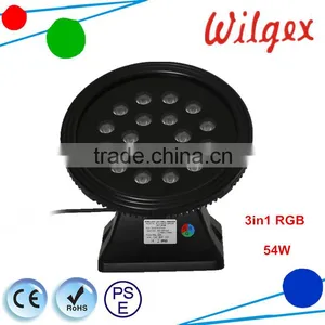 High Power Dmx Round Type 18w Outdoor Ip65 LED Wall Washer thumbnail-1