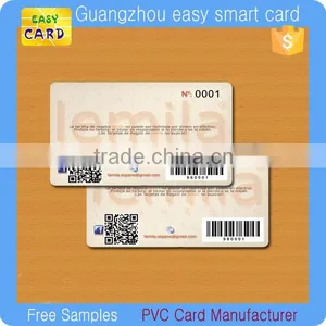 Higt Quanlity PVC Gift Card With Barcode thumbnail-3