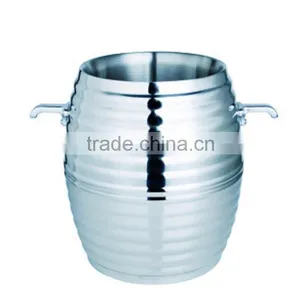 Elegant High Quality Stailess Steel Ice Bucket Champagne Bucket Wine Bucket thumbnail-6