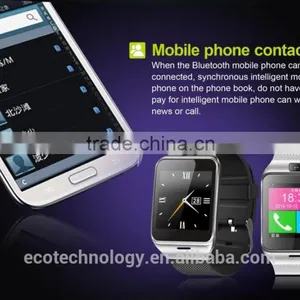 2016 Cheapest Smart Bluetooth Watch GV18 With NFC Camera WristWatch SIM Card Smartwatch for IPhone6 Samsung Android Phone Watch thumbnail-1