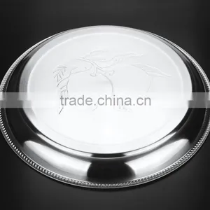 Stainless Steel Cheap Salad Dinner Plates Made in China 2015 Hot New Product thumbnail-4