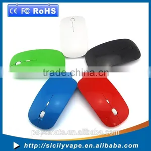 WIRELESS MOUSE ULTRA THIN OPTICAL MOUSE FOR MICROSOFT WINDOW USB CORELESS MOUSE(Black Rubber Finish) thumbnail-1