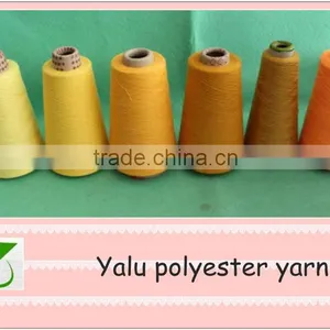 Orange-colored Items 100% Polyester Spun Yarn thumbnail-1