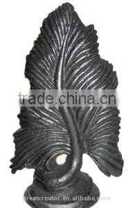 Ancient Gold Scroll Wrough Iron Curtain Rods Finials For 1.25" (31.7mm) Curtain Rods thumbnail-4