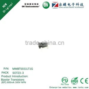Genuine Original MMBT5551LT1G SOT23-3 Bipolar Transistors 600mA 160V NPN thumbnail-1