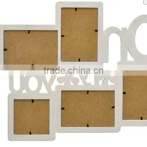 Letter Wood Collage Photo Frame,wedding Decoration,unique Cooletion Picture Frame thumbnail-4