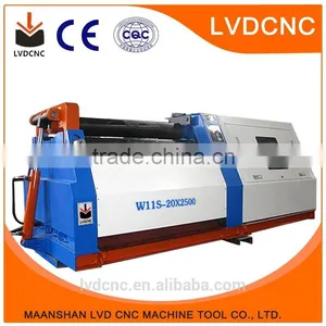 W11S-20/2500mm 3 Rollers Plate Bending Machine Steel Plate Rolling Machine thumbnail-1