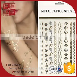 Beauty Water Transfer Customized Gold Tattoo Sticker thumbnail-1
