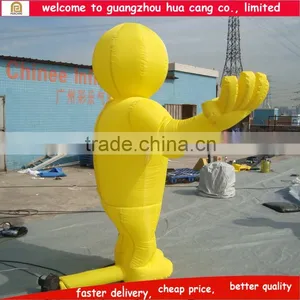 Hot Sale Inflatable Yellow Cartoon / Inflatable Yellow Character for Promotion / Advertising Inflatble Cartoon Character thumbnail-3