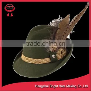 Customized Wool Felt Trilby Hats for Men thumbnail-1