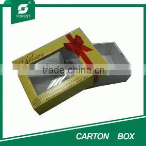 PVC WINDOW YELLOW PACKING CARTON BOX FOR SALE thumbnail-4
