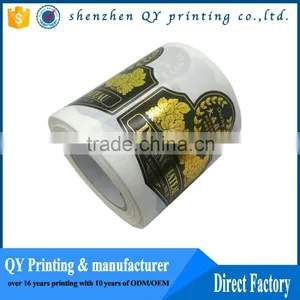 High Quality Printing Cheap Wine Labels,gold Stamping Paper Wine Stickers thumbnail-1