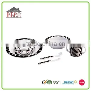 Carton Design Cute Unbreakable Plastic Kids Dinner Set thumbnail-1