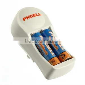 Battery Charger for 2pcs AA Ni-MH Rechargeable Battery thumbnail-1