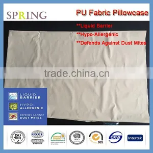 PU Coated Fabric Waterproof Pillow Shell Heat-seam for Hospital thumbnail-1