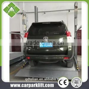 Mechanical Two Column Car Lift Parking System With CE Approve thumbnail-1