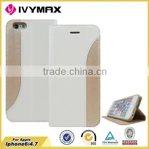 PU TPU 2 in 1 Double Color for Apple Iphone 6 Stand Leather Wallet Phone Case thumbnail-2