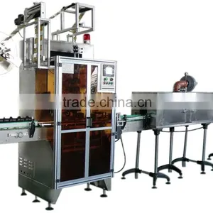 Yogurt Bottle Sleeve Labeling Machine and Shrink Tunnel thumbnail-1