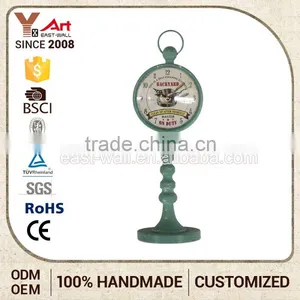 Promotional Price French Country Tuscan Style Wall Clock House Metal thumbnail-1