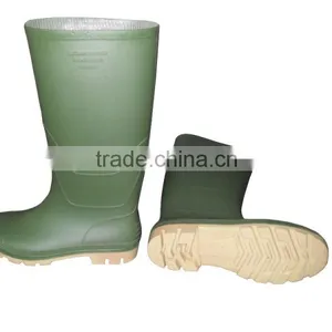 Green Pvc Rain Shoes Without Steel Toe,wellington Boots thumbnail-1