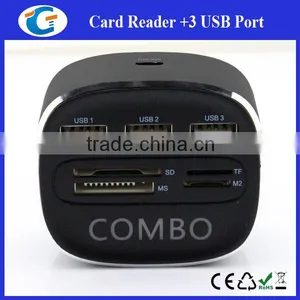 New Design 3 Port Usb Hub With Different Card Readers thumbnail-4