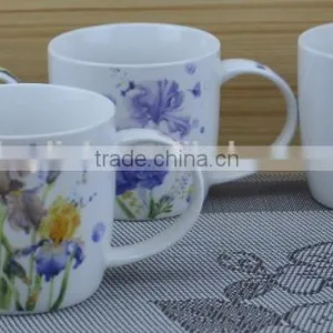 11OZ Mr Dog Decal Print Coffee Cups, Shiny Surface New Bone China Mug, KL5004-10302 thumbnail-4