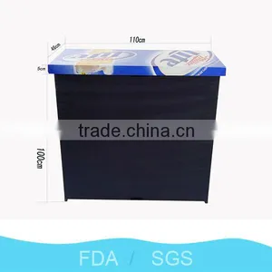 Furniture Convertible Table With Iron Base Bar Table Coffee Table thumbnail-2