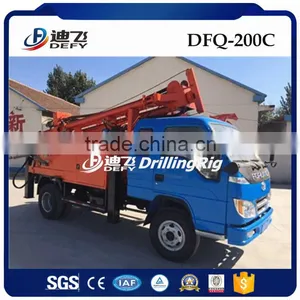 200m Dfq-200W China New Best Truck Mounted Used Bore Water Well Drillig Machine Price With Air Compressor thumbnail-2