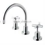 Watermark Lead Free Three Holes Double Handle Basin Mixer thumbnail-1