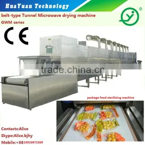 Tunnel Type Industrial Microwave Package Food Sterilizing Sterilization Machine thumbnail-1