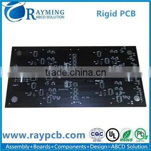 Black Soldermask 2L FR4 Lead Free HASL Rigid Pcb Board thumbnail-1