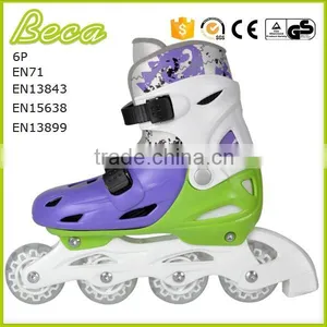 Foshan Factory Sales Pvc Wheel 608 Bearing Blue Kids Roller Skate With Flashing Quality Choice thumbnail-6
